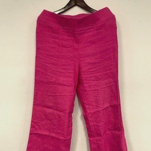 Pink Linen wide leg pants by INC.